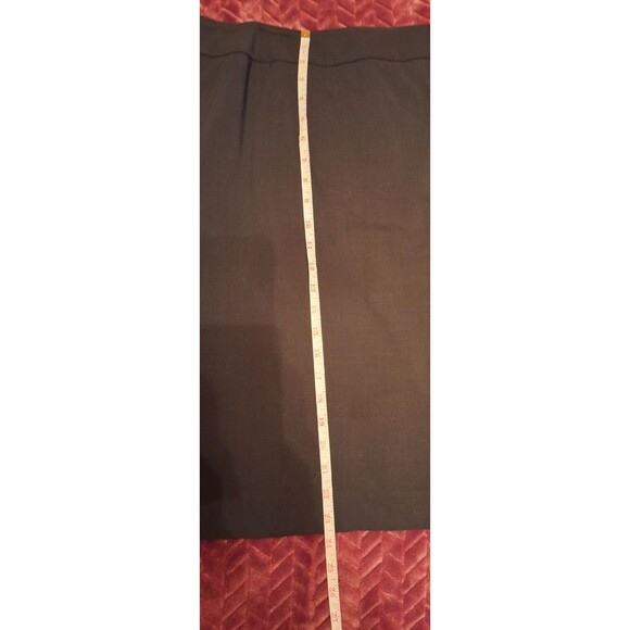 Armani Collezioni Womens Black Wool Zip Back Lined Pencil Skirt Size 10 - Picture 8 of 12